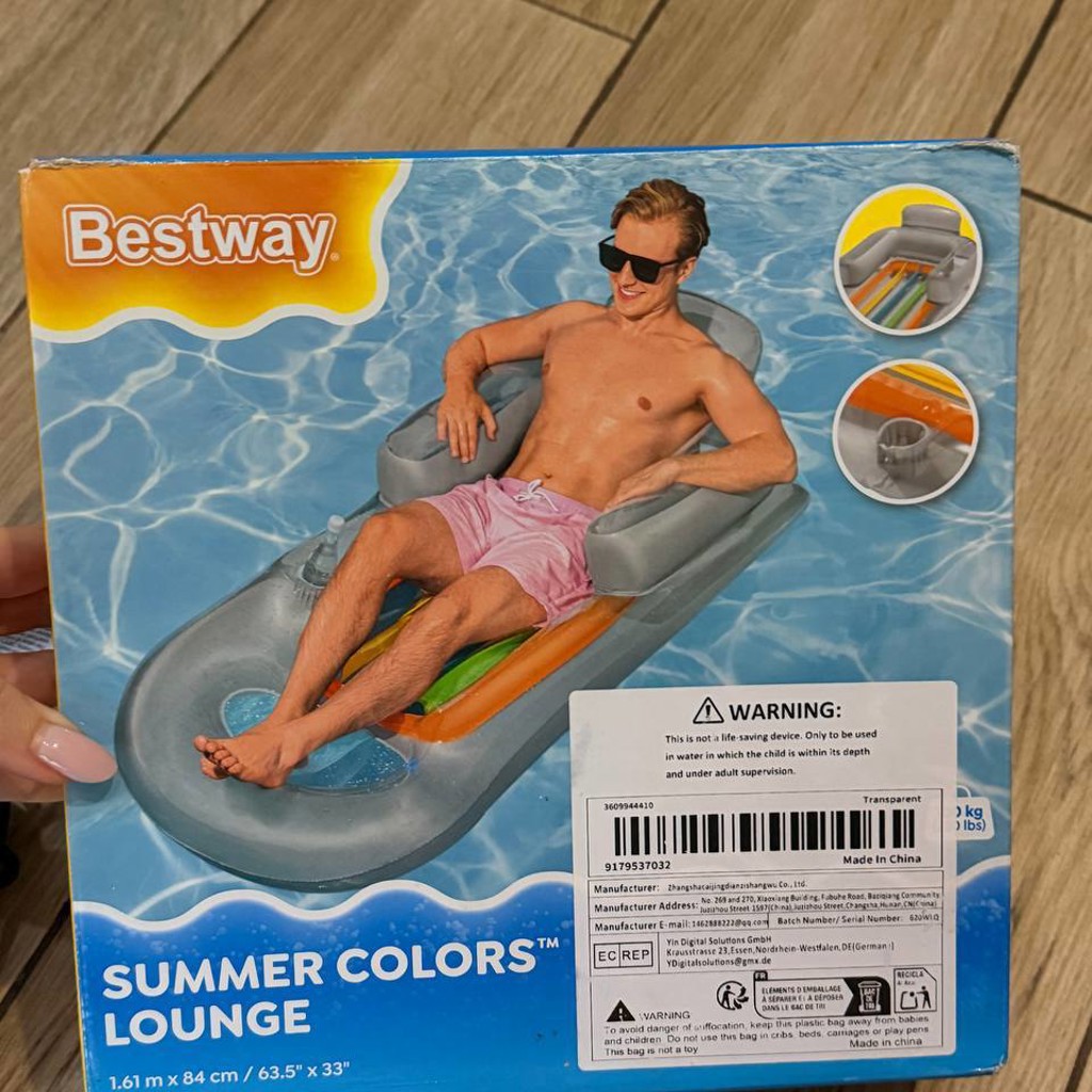 Надувной матрас-шезлонг Bestway