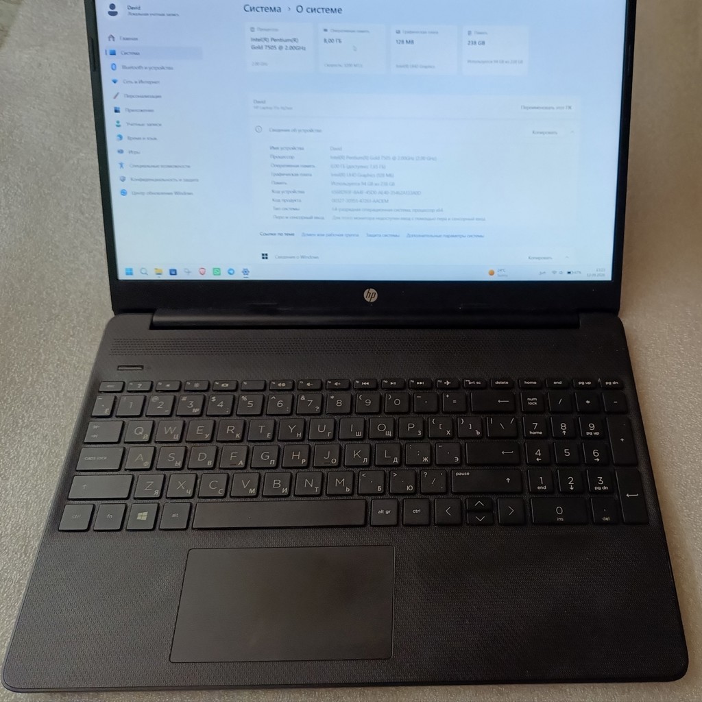 Ноутбук HP 15S
