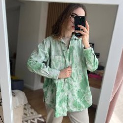 Рубашка H&M джинсовая - фото 2