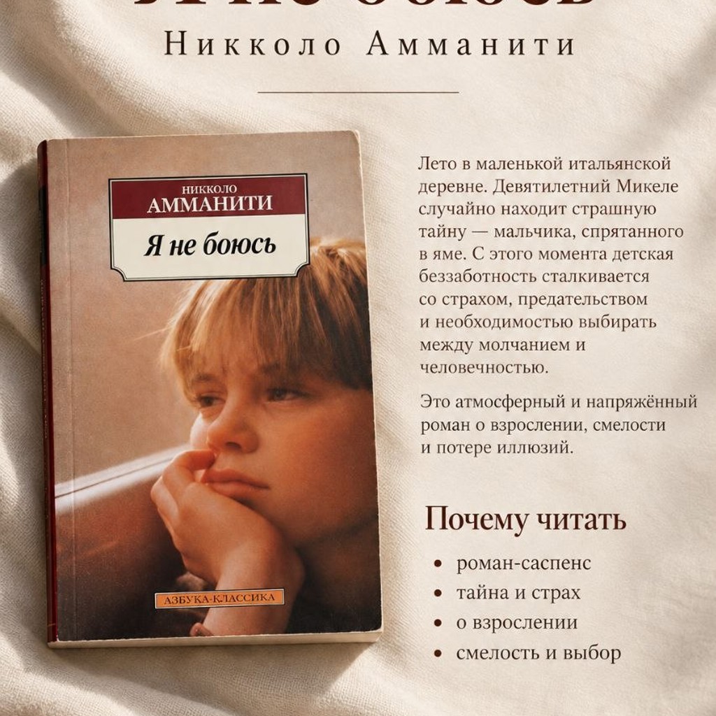 Книга «Я не боюсь»