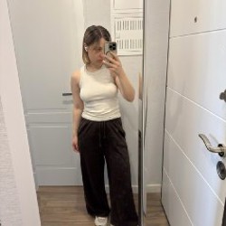 Коричневая дубленка Pull&Bear - фото 9