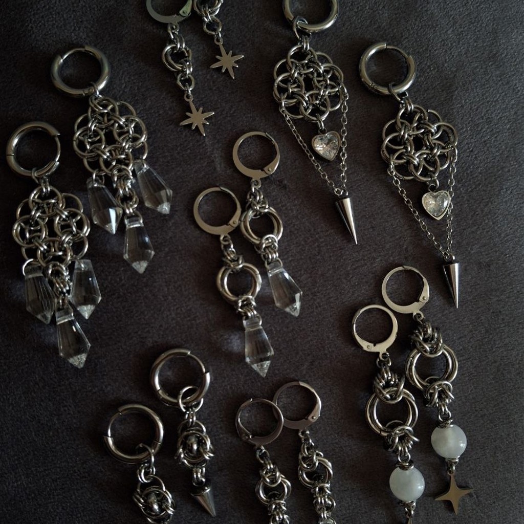 Серьги ручной работы