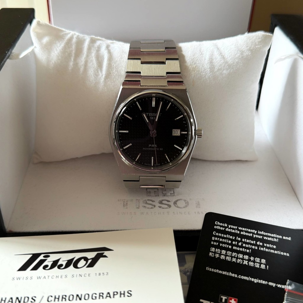 Швейцарские механические часы Tissot PRX Powermatic 80