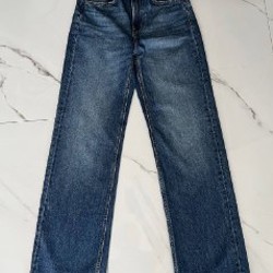 Джинсы ZARA с отрезанным краем - фото 5