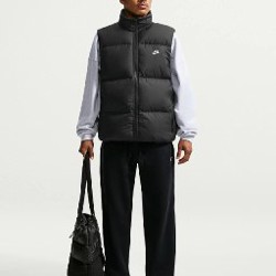 Мужская пуховая жилетка Nike Club Puffer Black S - фото 4