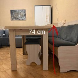 Кухонный уголок с раскладным столом и табуретками - фото 2