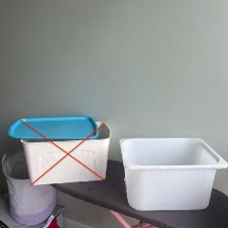 Большой белый контейнер IKEA - фото 1