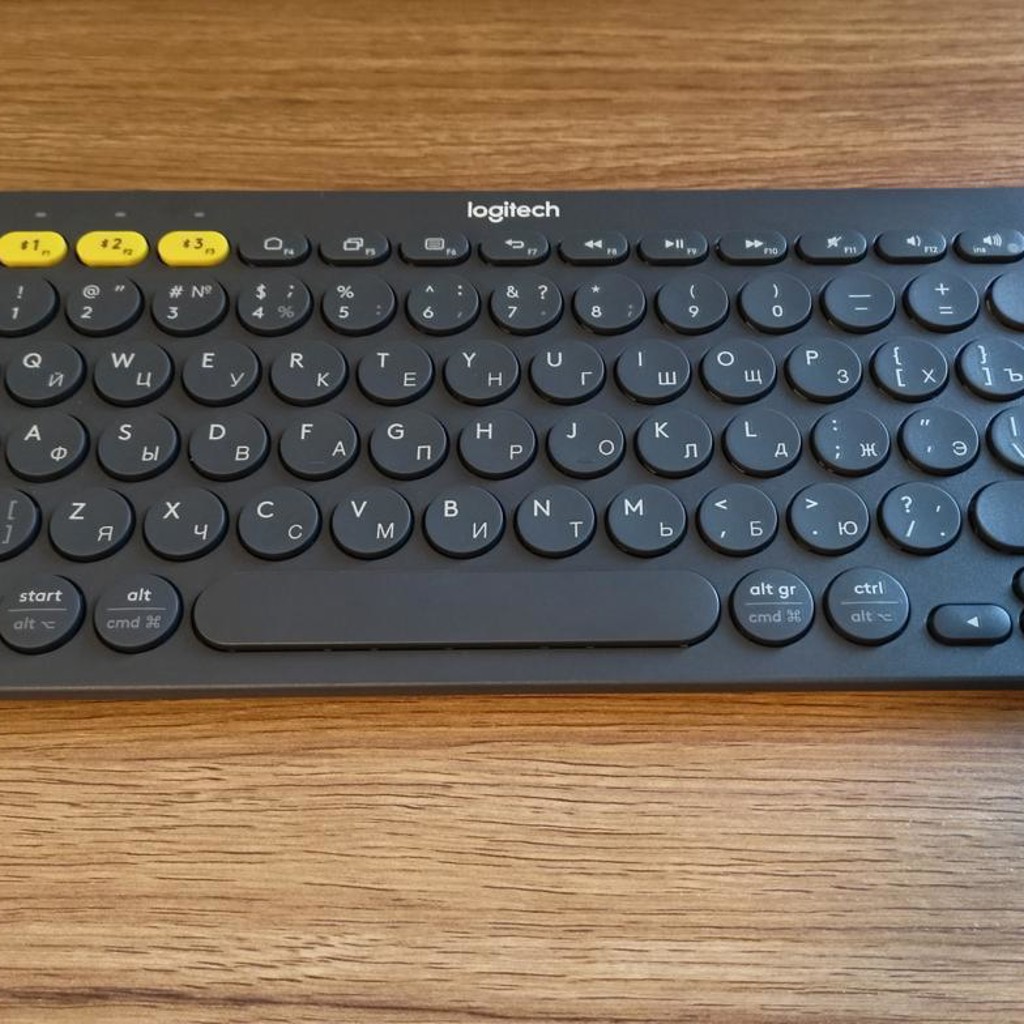 Клавиатура Logitech BT Keyboard K380 Grey