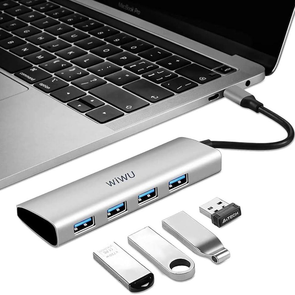 WIWU Alpha 4-in-1 USB-C Hub A440G