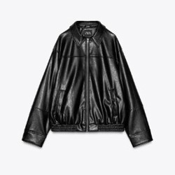 ZARA OVERSIZED BOMBER - фото 5