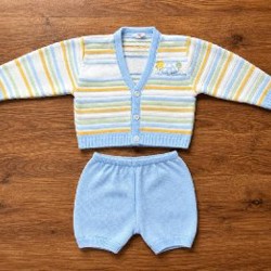 Вязаный комплект - фото 5