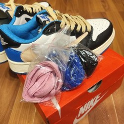Кроссовки Air Jordan 1 Retro Low Travis Scott - фото 5