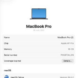 MacBook Pro 16″ на M1 Pro - фото 4