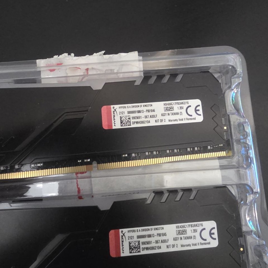 Комплект оперативной памяти HyperX Fury RGB