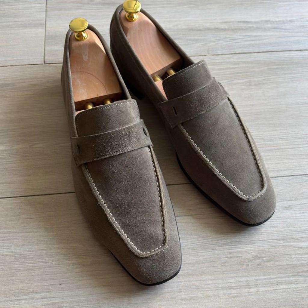 Мужские туфли лоферы Santoni
