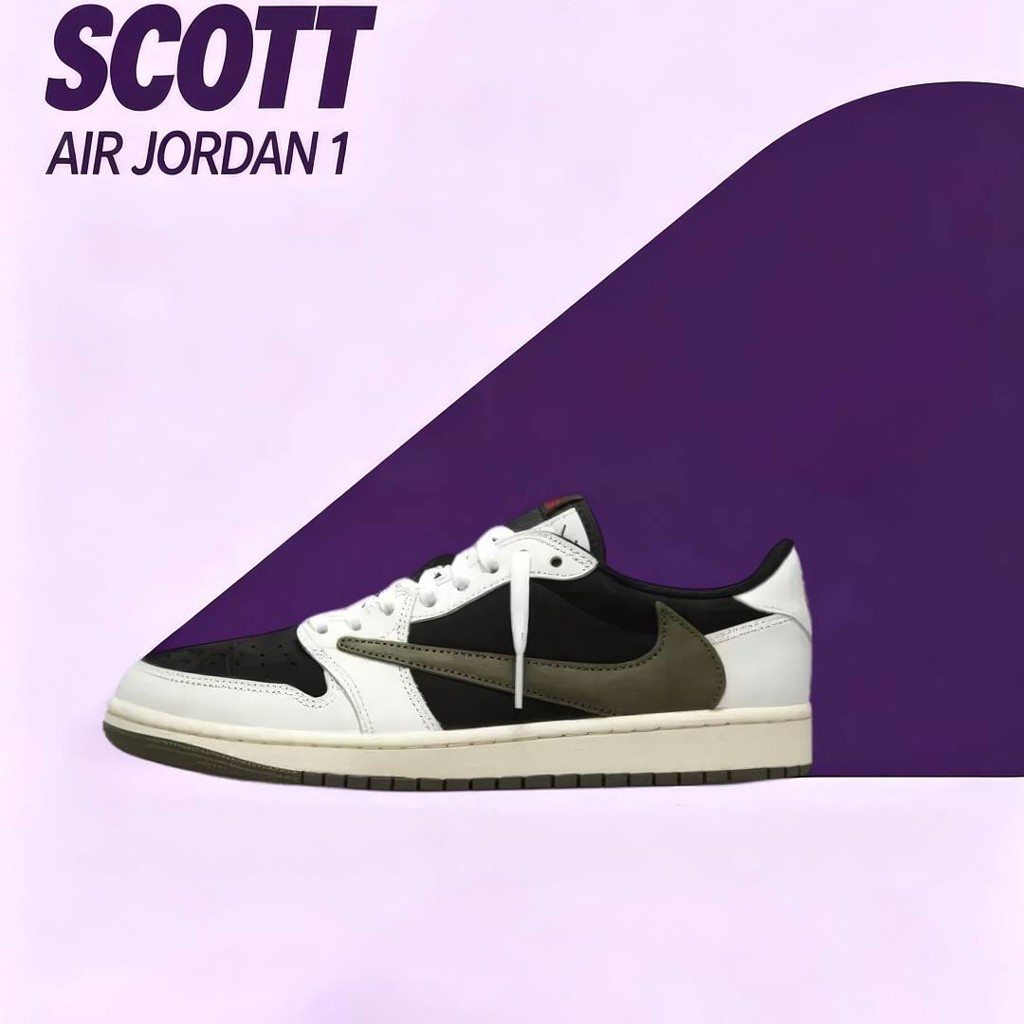 TRAVIS SCOTT x AIR JORDAN 1 LOW «OLIVE»