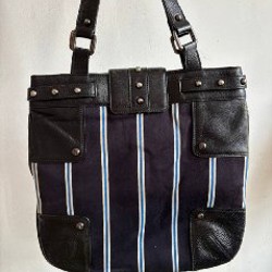 Vintage leather bag - фото 5