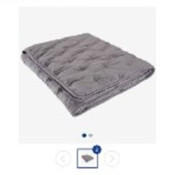 Одеяло Jysk Fibre Duvet Sauda серое - фото 3