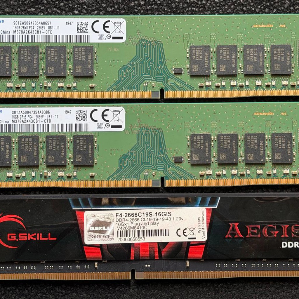 Оперативная память 1x16GB