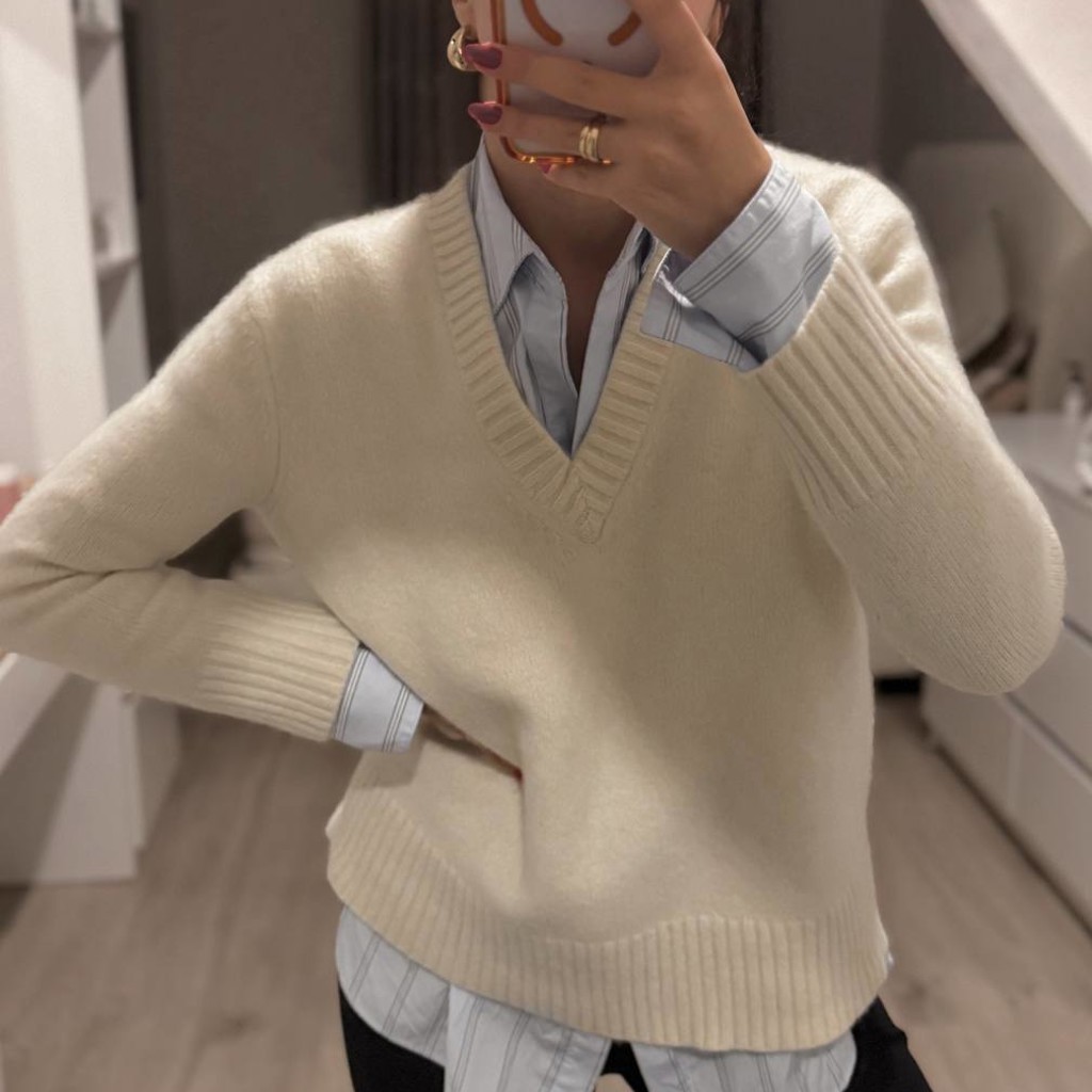 Пуловер из кашемира ZARA