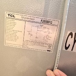Холодильник TCL F265BFG Grey - фото 5