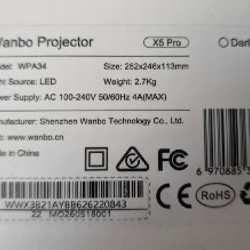 Проектор Wanbo X5 Pro Dark Blue - фото 2