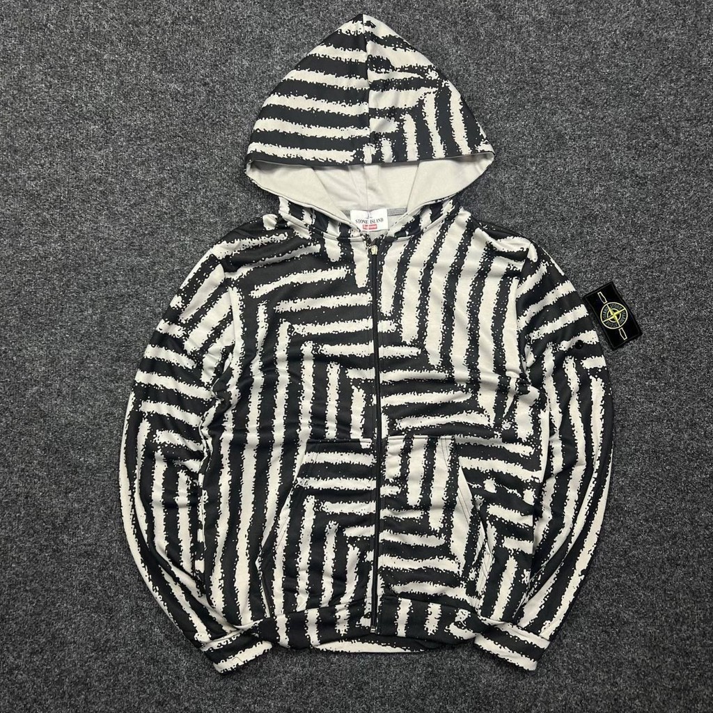 Зип-Худи Stone Island x Supreme