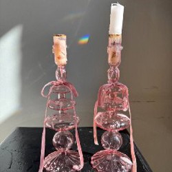 Подсвечники из стекла - фото 3
