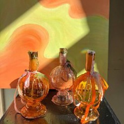 Подсвечники из стекла - фото 5