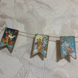 Флажки деревянные - фото 1