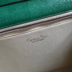 Винтажная кожаная сумка Dior - фото 3