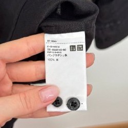 Черная рубашка UNIQLO - фото 2