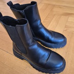Женские кожаные демисезонные ботинки - фото 3