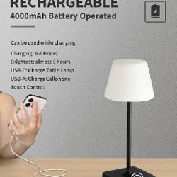 Беспроводная LED настольная лампа - фото 2