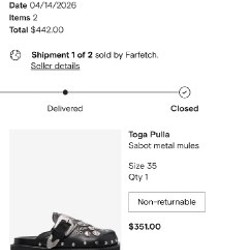 Toga Pulla Sabot Metal Mules - фото 2