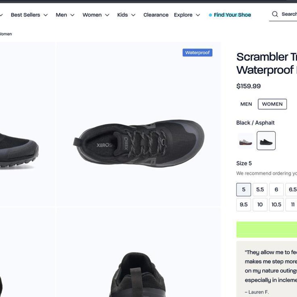 Xero Shoes Scrambler Trail Low WP
