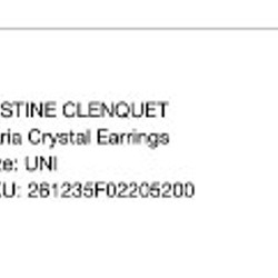 Серьги Justine Clenquet Daria Crystal - фото 2