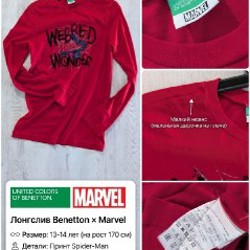 Лонгслив Benetton × Marvel Spider-Man - фото 5