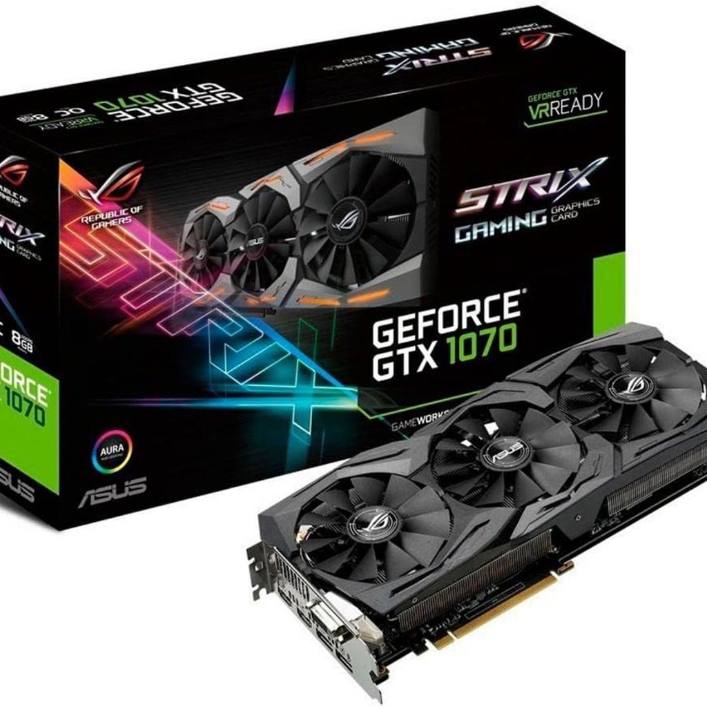 Видеокарта ASUS GeForce GTX 1070 8GB ROG Strix