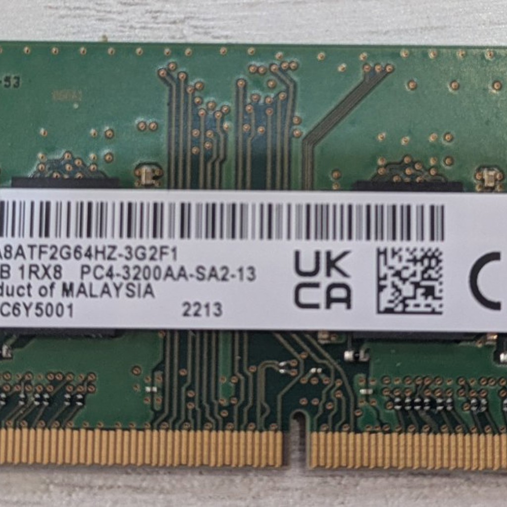 Модуль памяти для ноутбука Micron