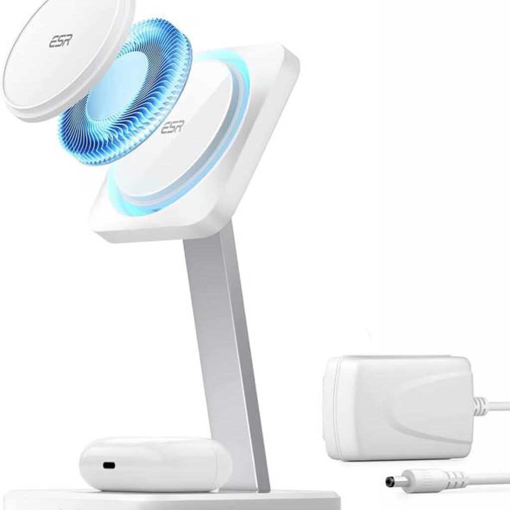 ESR HaloLock 2-in-1 Wireless Charger