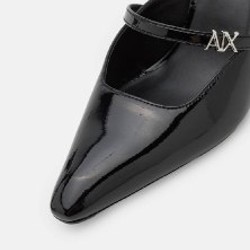 Лаковые туфли-мюли Armani Exchange - фото 3