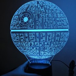 3D-лампа Звезда Смерти - фото 5