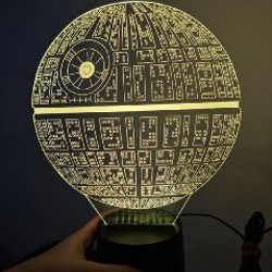3D-лампа Звезда Смерти - фото 6