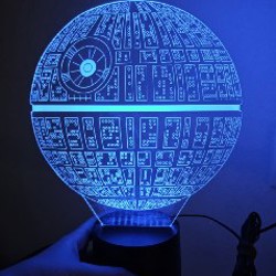 3D-лампа Звезда Смерти - фото 7