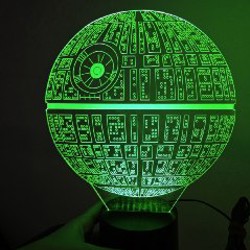3D-лампа Звезда Смерти - фото 8
