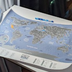Скретч-карта мира «Travel Map Weekend» - фото 2