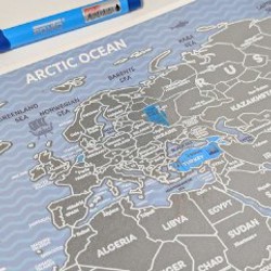 Скретч-карта мира «Travel Map Weekend» - фото 3