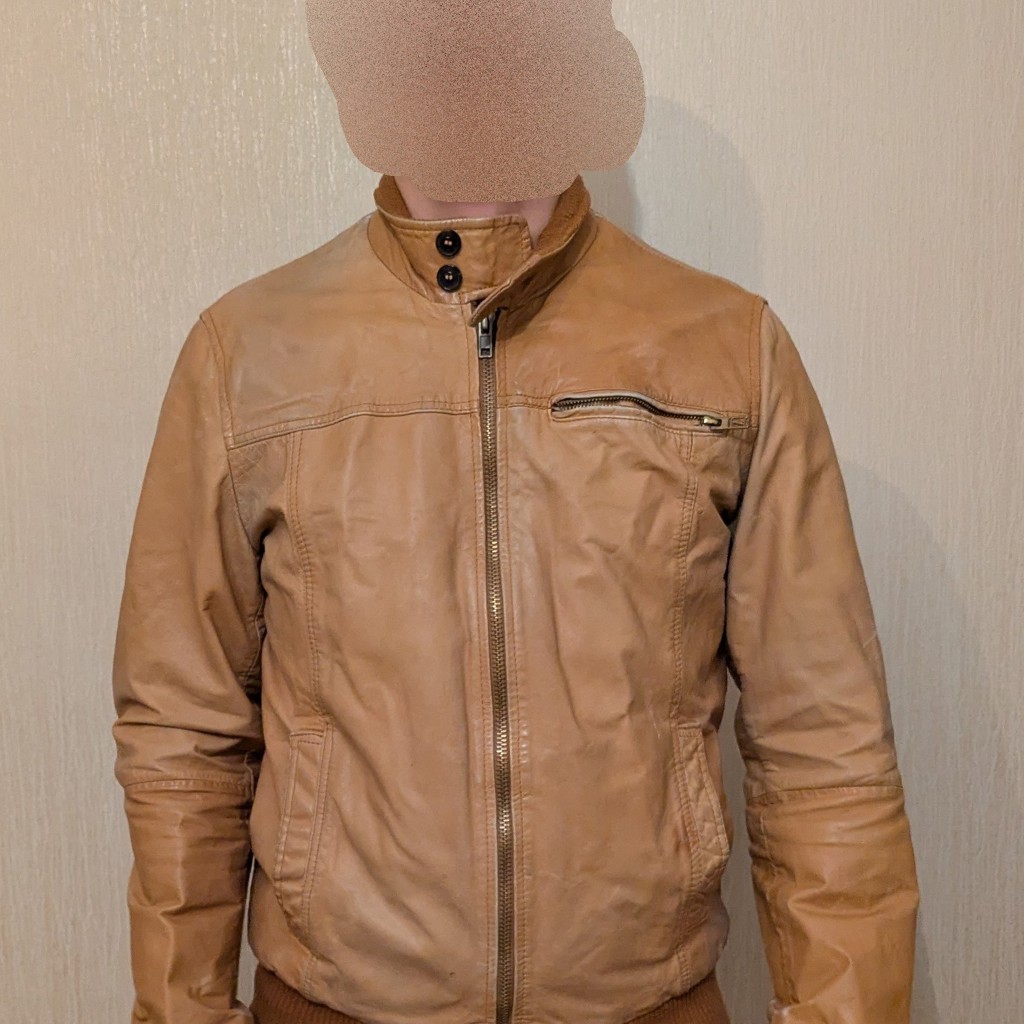 Кожаная куртка Zara