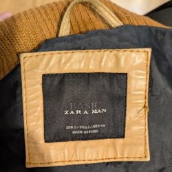 Кожаная куртка Zara - фото 4